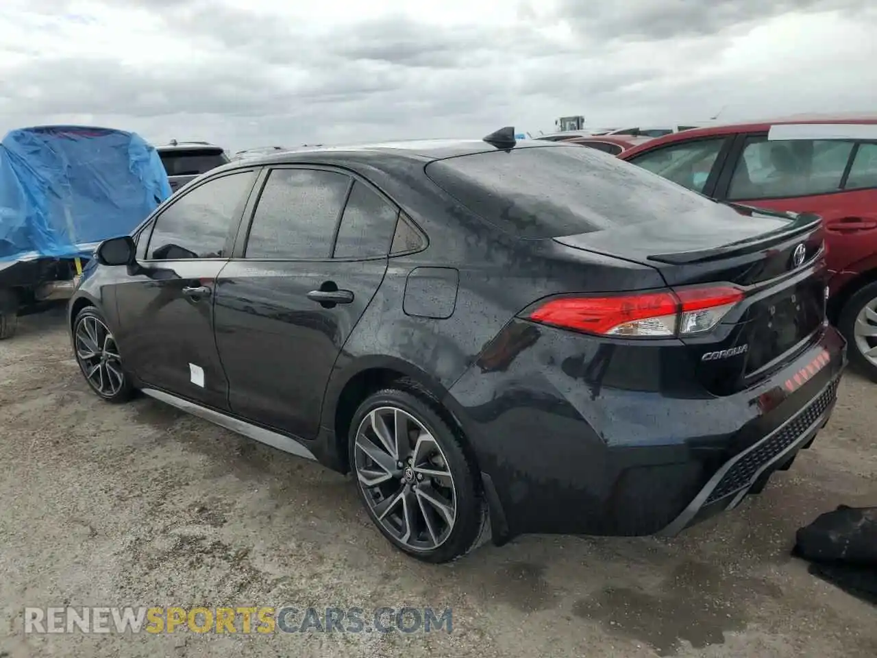 2 fotografías del automóvil dañado JTDS4MCE0NJ091574 TOYOTA COROLLA 2022