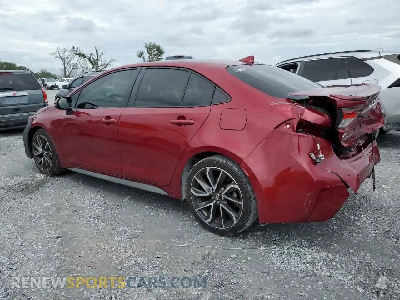 2 Photograph of a damaged car JTDS4MCE1NJ086089 TOYOTA COROLLA 2022
