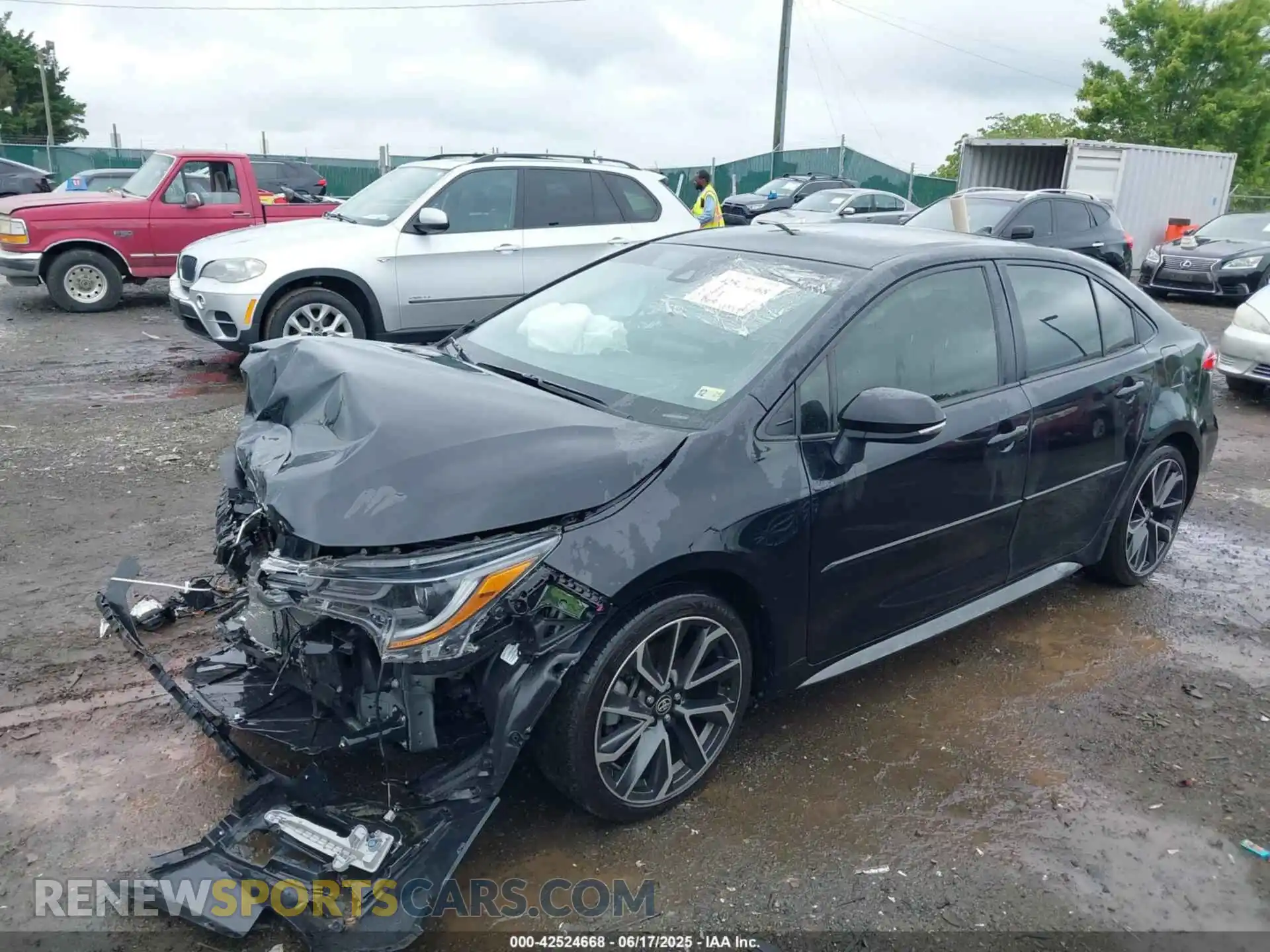 2 Фотография поврежденного автомобиля JTDS4MCE1NJ098758 TOYOTA COROLLA 2022