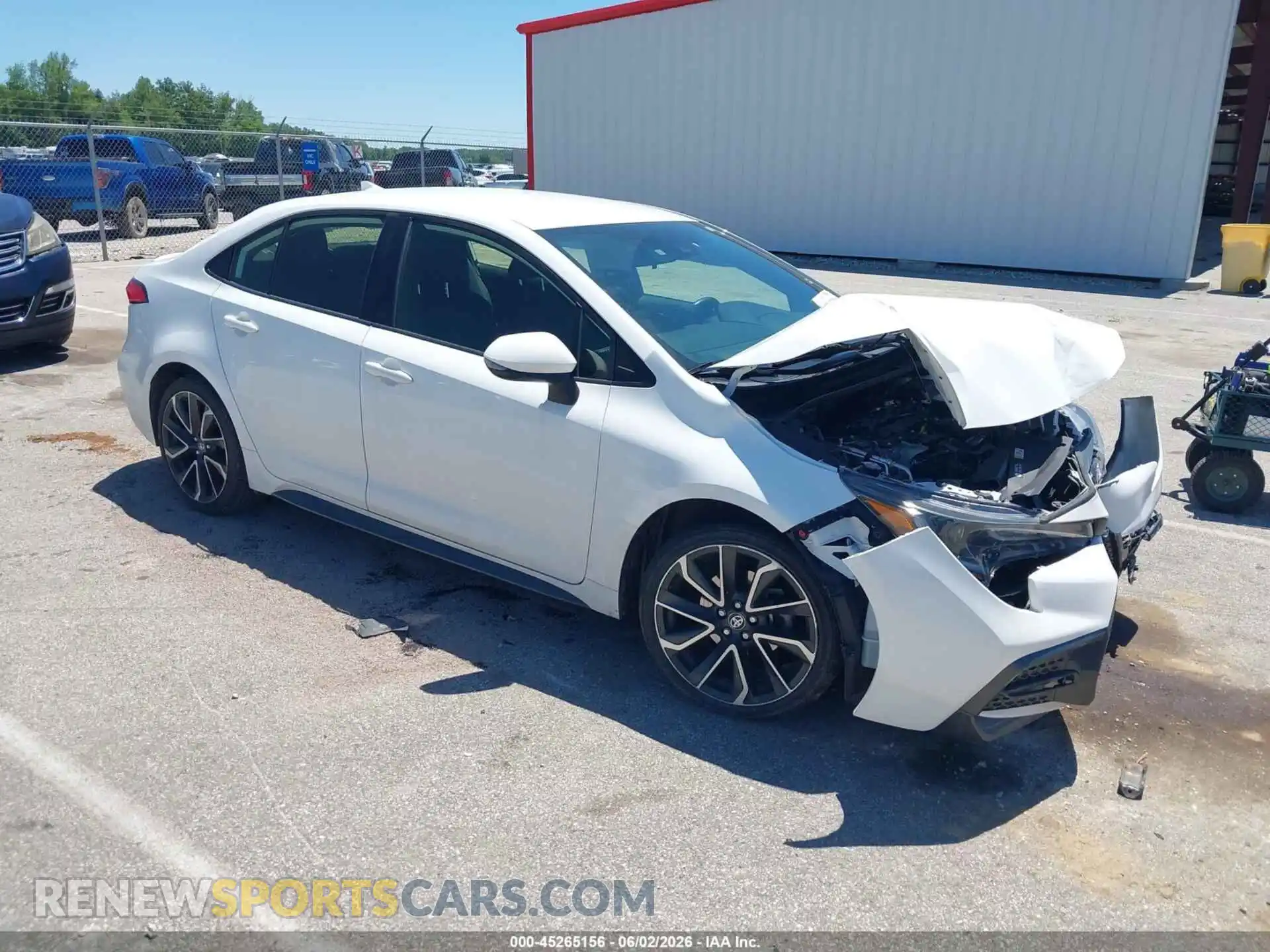 1 Photograph of a damaged car JTDS4MCE2N3507693 TOYOTA COROLLA 2022