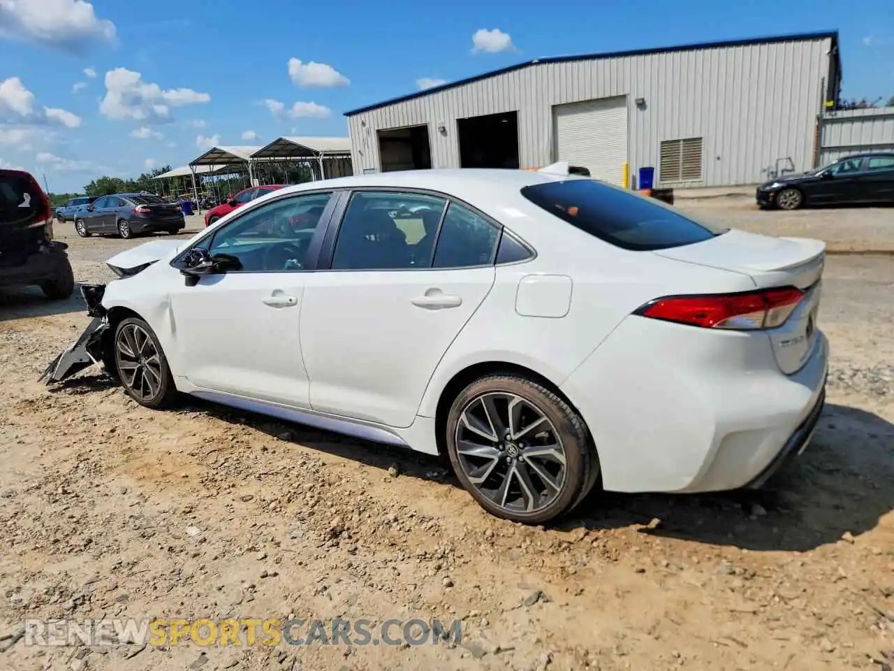 2 fotografías del automóvil dañado JTDS4MCE2NJ085131 TOYOTA COROLLA 2022