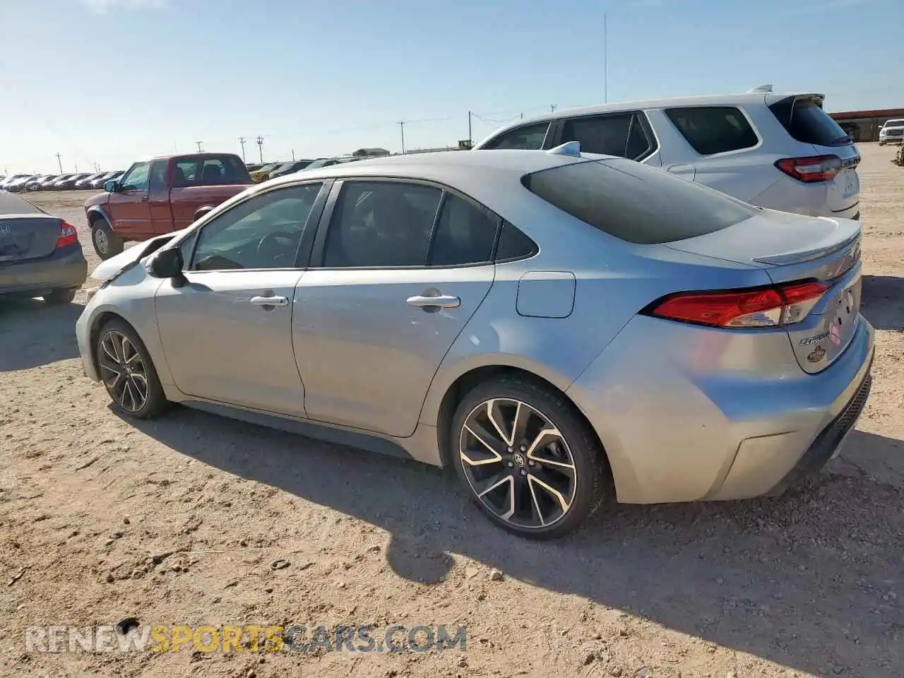 2 Photograph of a damaged car JTDS4MCE2NJ088675 TOYOTA COROLLA 2022