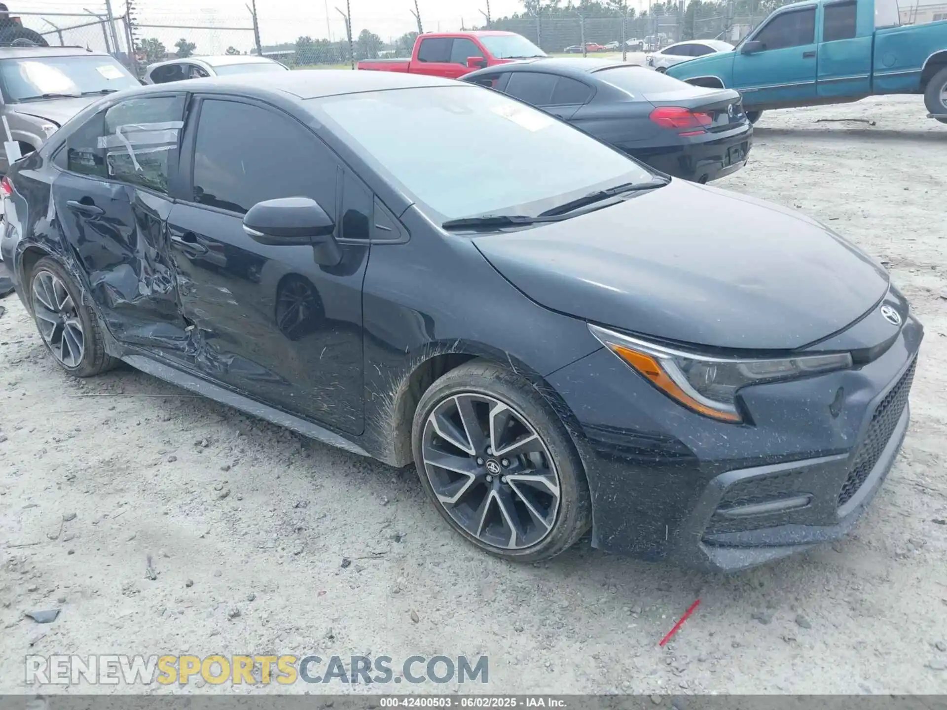 1 Photograph of a damaged car JTDS4MCE2NJ091981 TOYOTA COROLLA 2022
