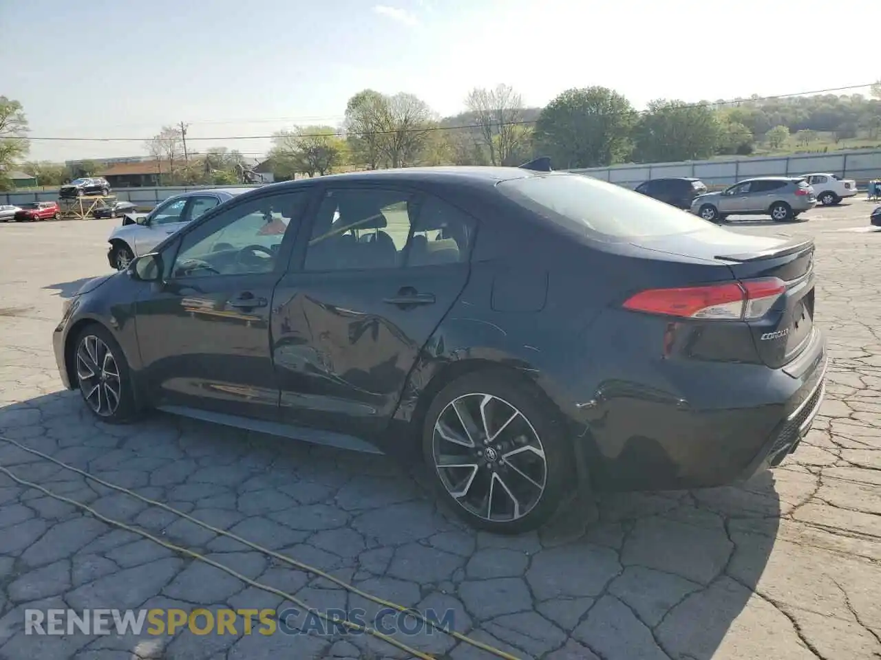 2 Photograph of a damaged car JTDS4MCE2NJ093360 TOYOTA COROLLA 2022