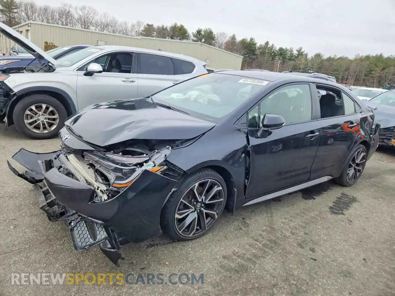 1 Photograph of a damaged car JTDS4MCE2NJ097117 TOYOTA COROLLA 2022