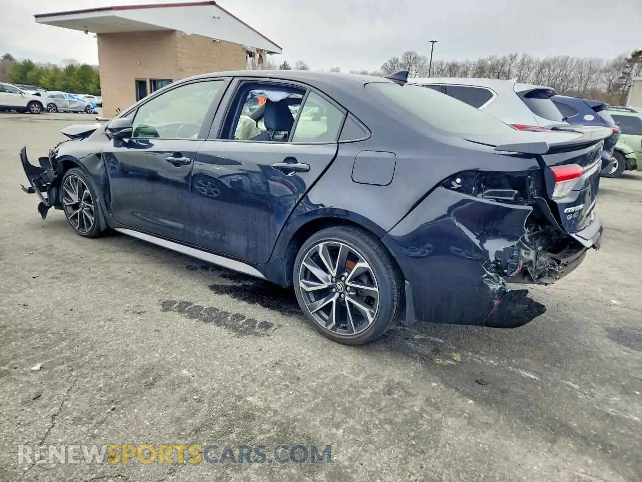 2 Photograph of a damaged car JTDS4MCE2NJ097117 TOYOTA COROLLA 2022