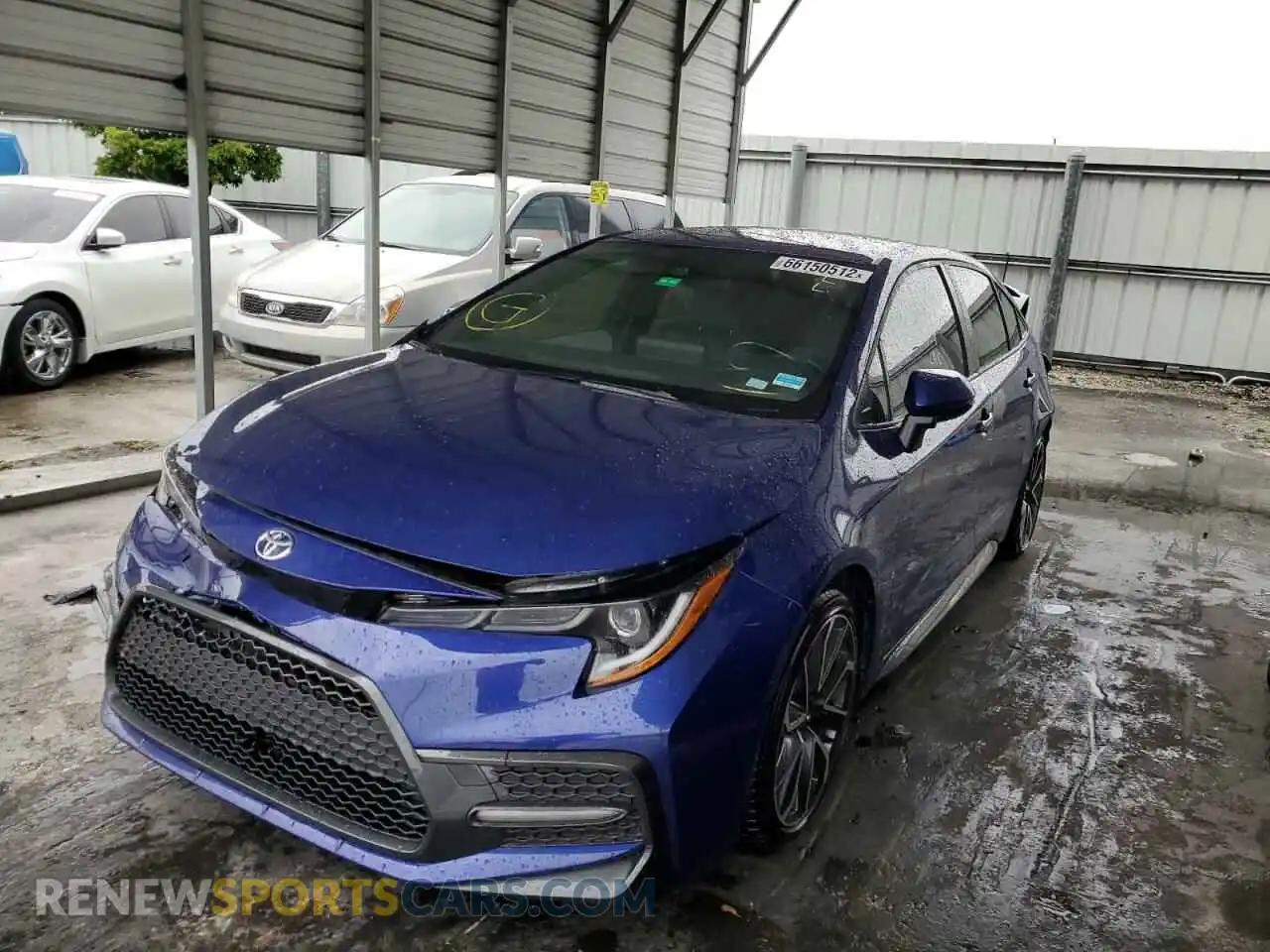 2 Photograph of a damaged car JTDS4MCE3NJ087938 TOYOTA COROLLA 2022