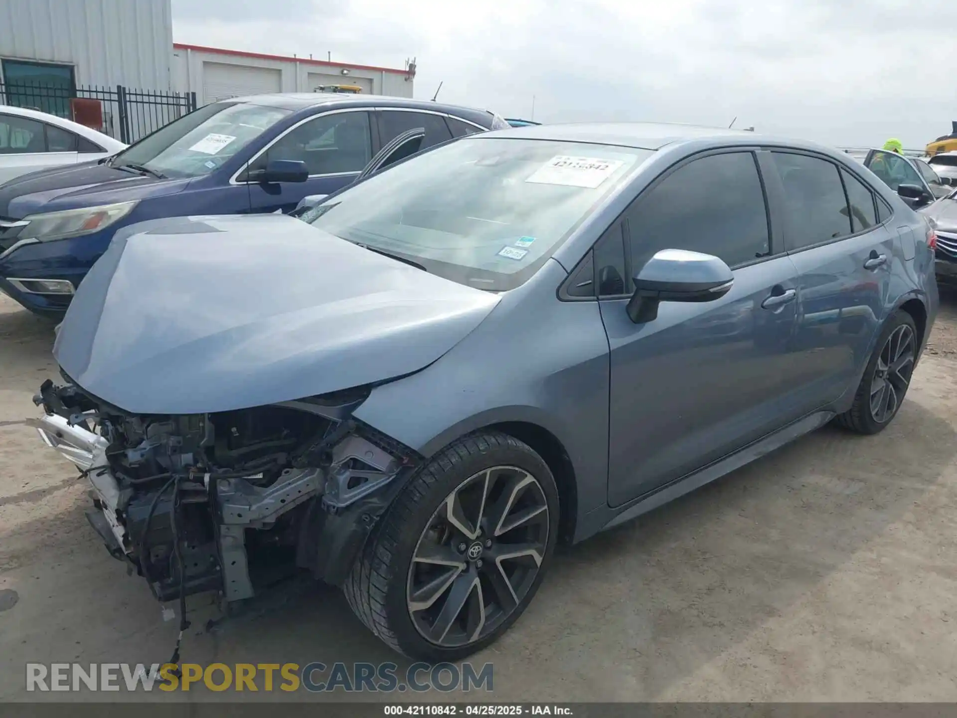 2 Photograph of a damaged car JTDS4MCE3NJ089740 TOYOTA COROLLA 2022