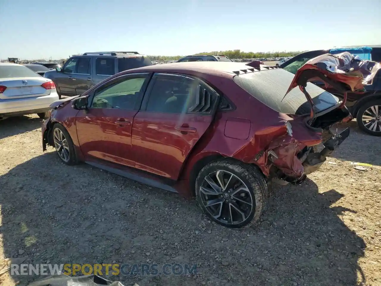 2 Photograph of a damaged car JTDS4MCE3NJ094212 TOYOTA COROLLA 2022