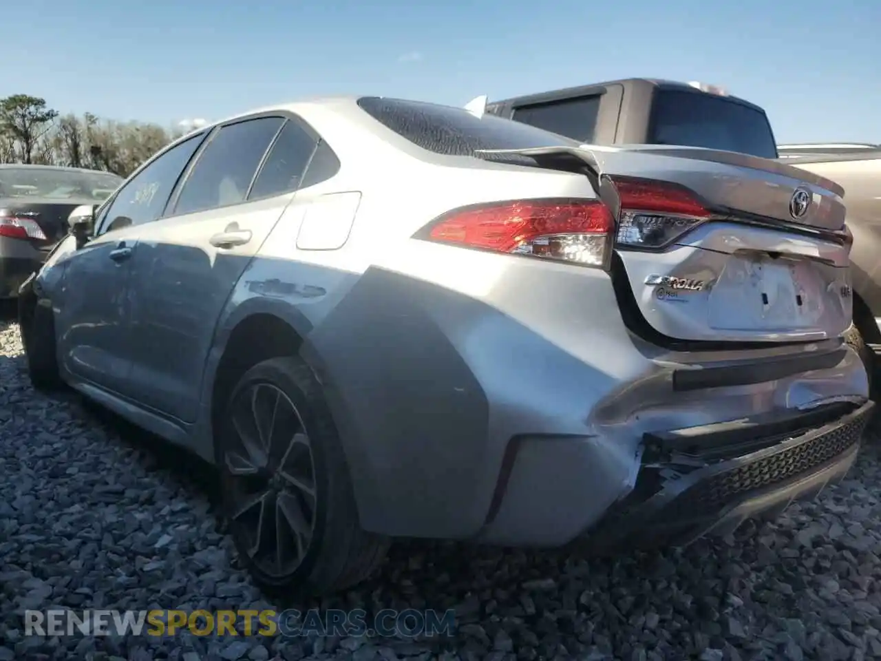 2 fotografías del automóvil dañado JTDS4MCE4NJ088709 TOYOTA COROLLA 2022