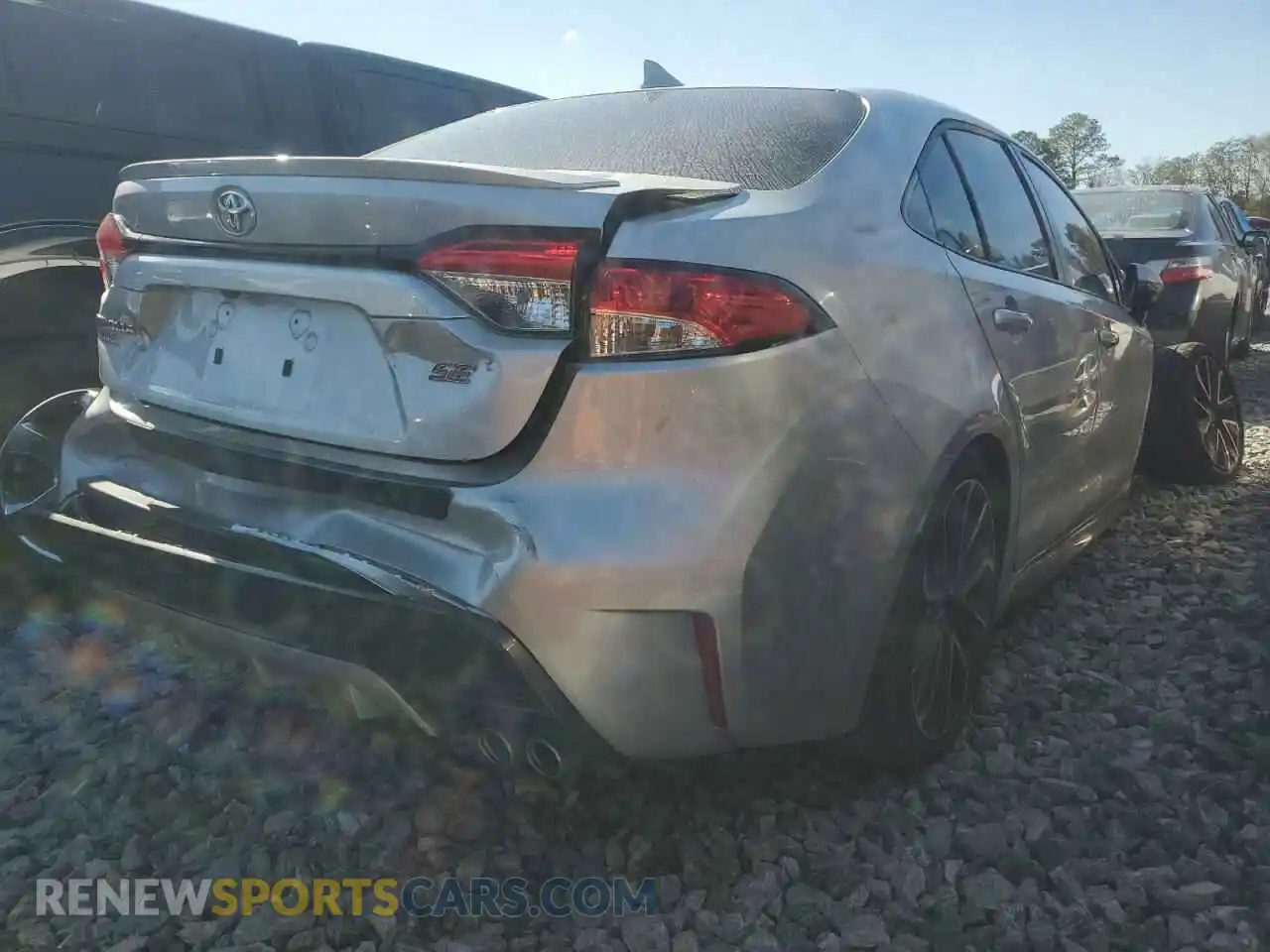 3 fotografías del automóvil dañado JTDS4MCE4NJ088709 TOYOTA COROLLA 2022