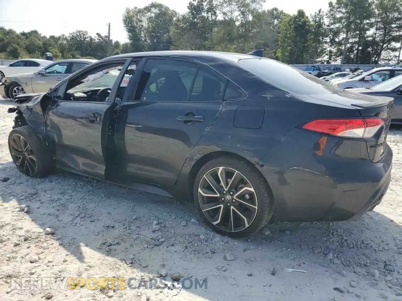 2 fotografías del automóvil dañado JTDS4MCE4NJ092307 TOYOTA COROLLA 2022