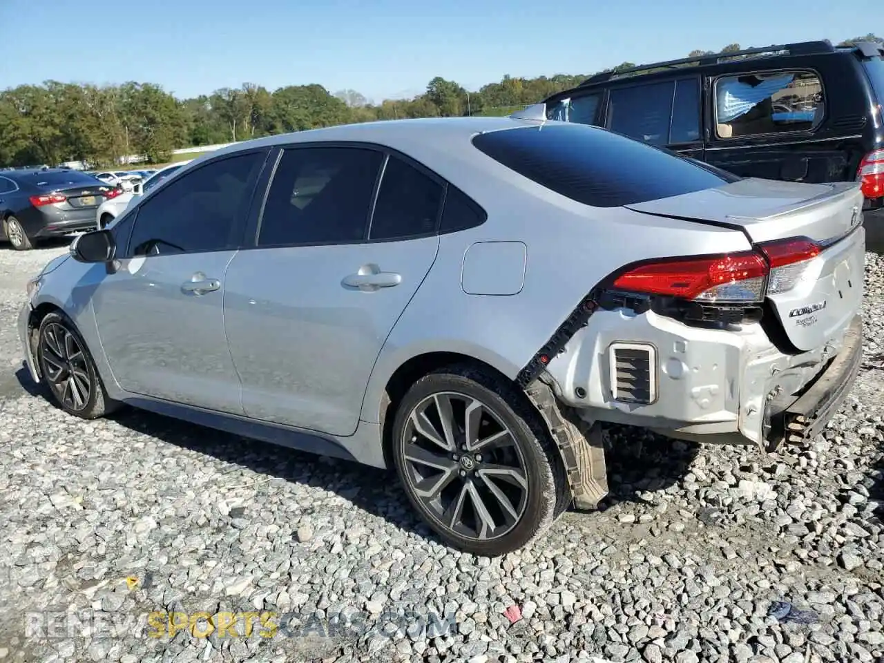 2 Photograph of a damaged car JTDS4MCE5N3505355 TOYOTA COROLLA 2022