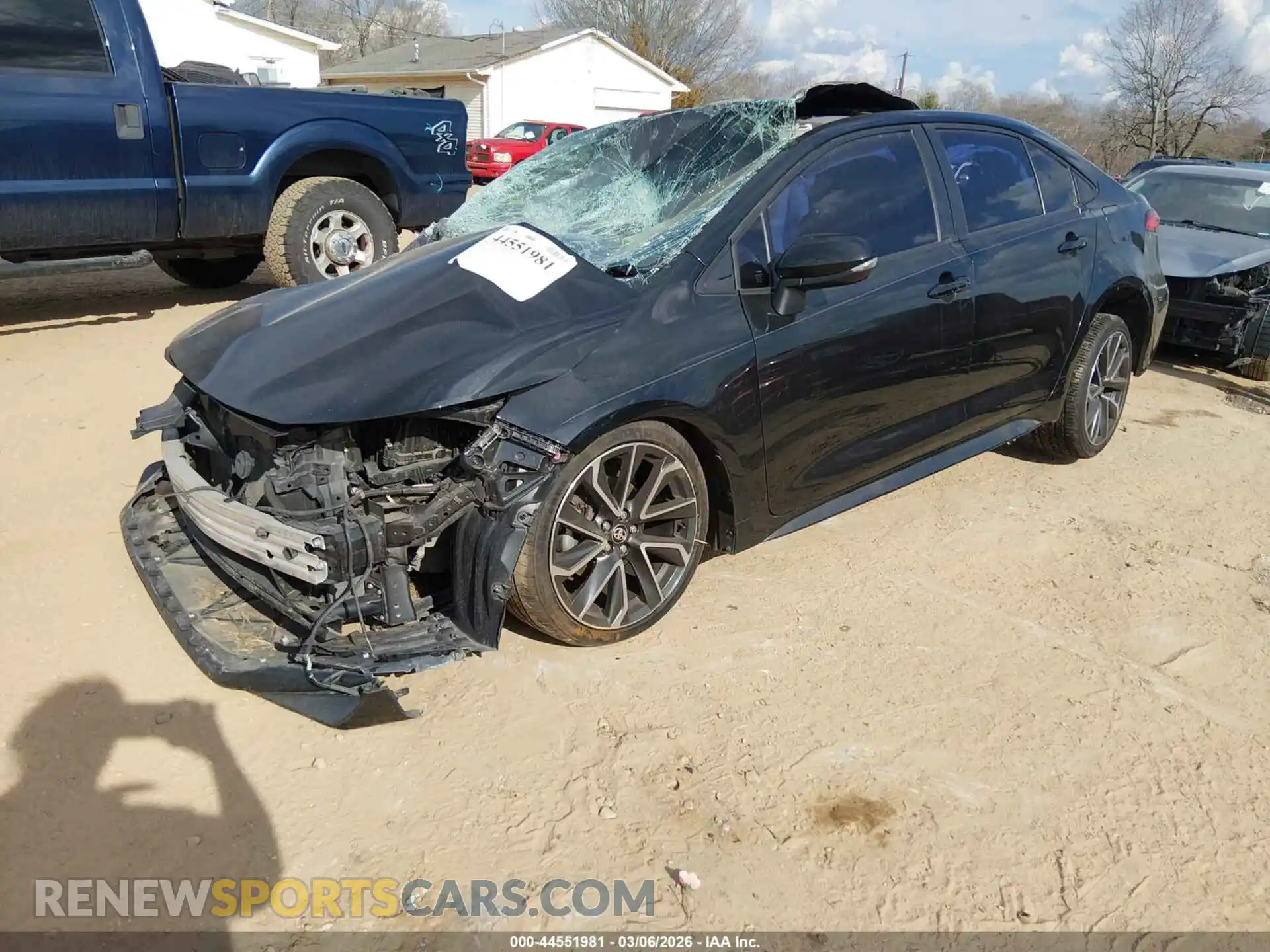 2 Фотография поврежденного автомобиля JTDS4MCE5NJ081235 TOYOTA COROLLA 2022