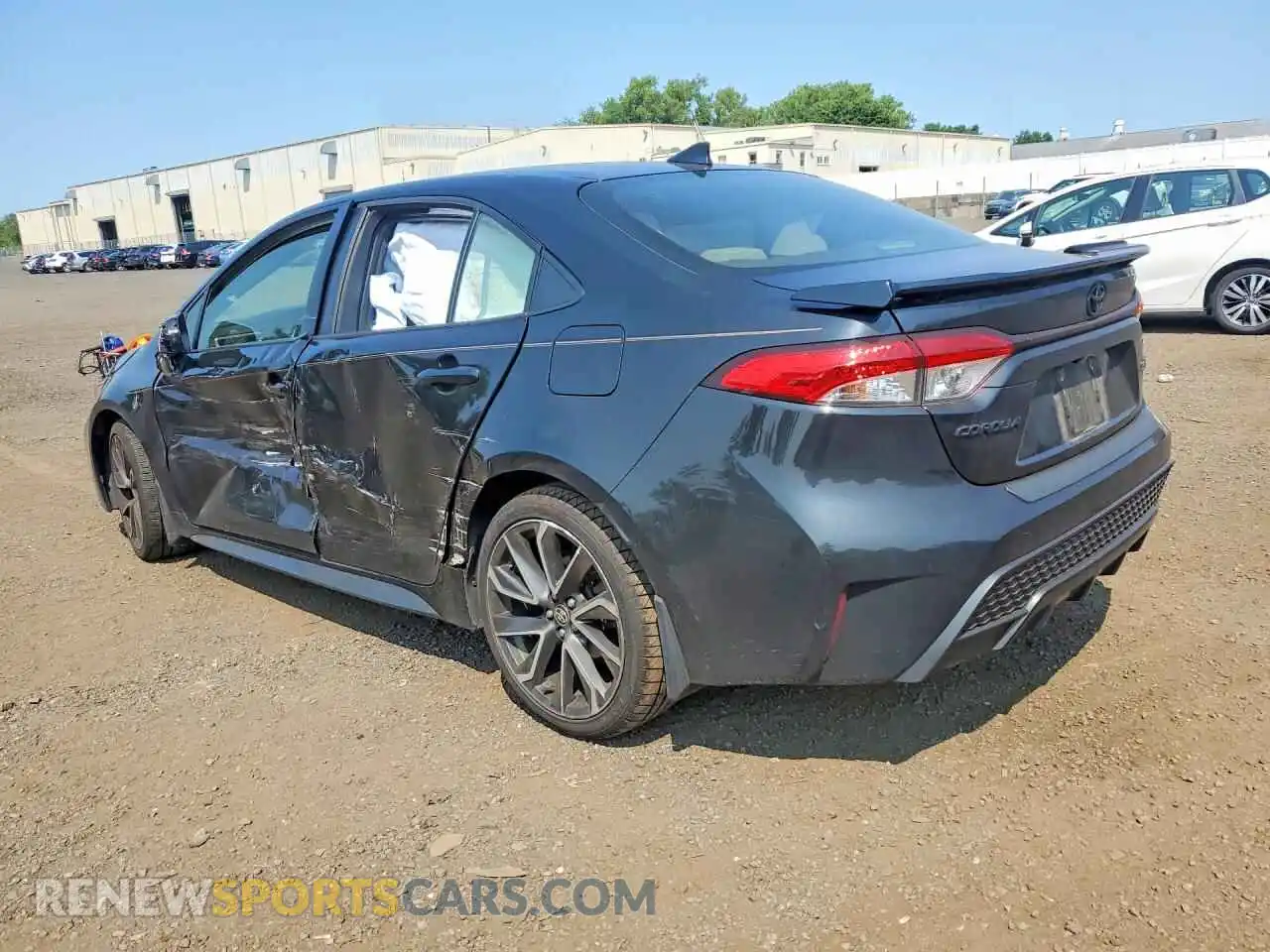 2 Photograph of a damaged car JTDS4MCE5NJ095040 TOYOTA COROLLA 2022