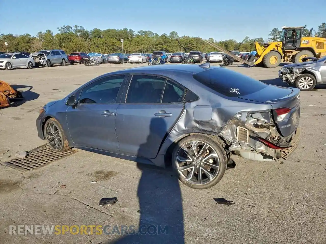 2 Photograph of a damaged car JTDS4MCE6NJ099131 TOYOTA COROLLA 2022