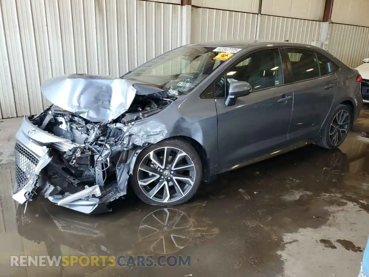 1 Photograph of a damaged car JTDS4MCE7NJ094892 TOYOTA COROLLA 2022