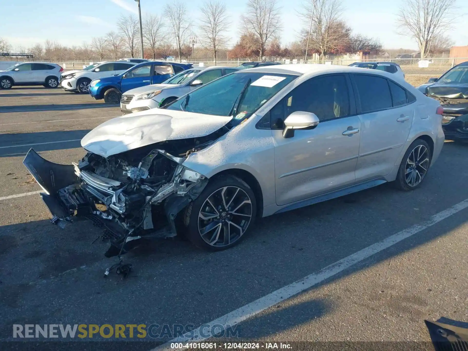 2 Photograph of a damaged car JTDS4MCE7NJ099641 TOYOTA COROLLA 2022