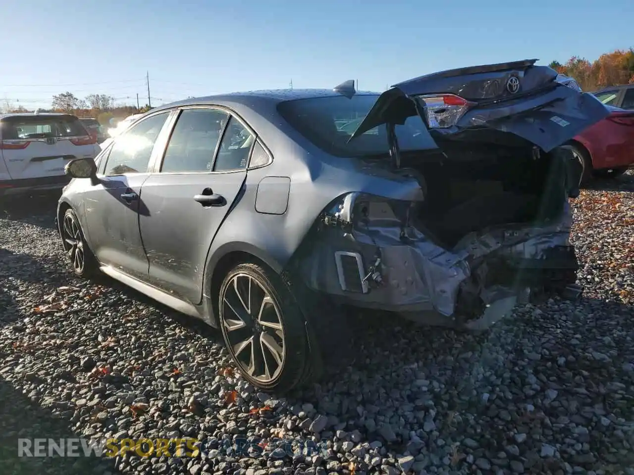 2 Photograph of a damaged car JTDS4MCE8NJ084050 TOYOTA COROLLA 2022