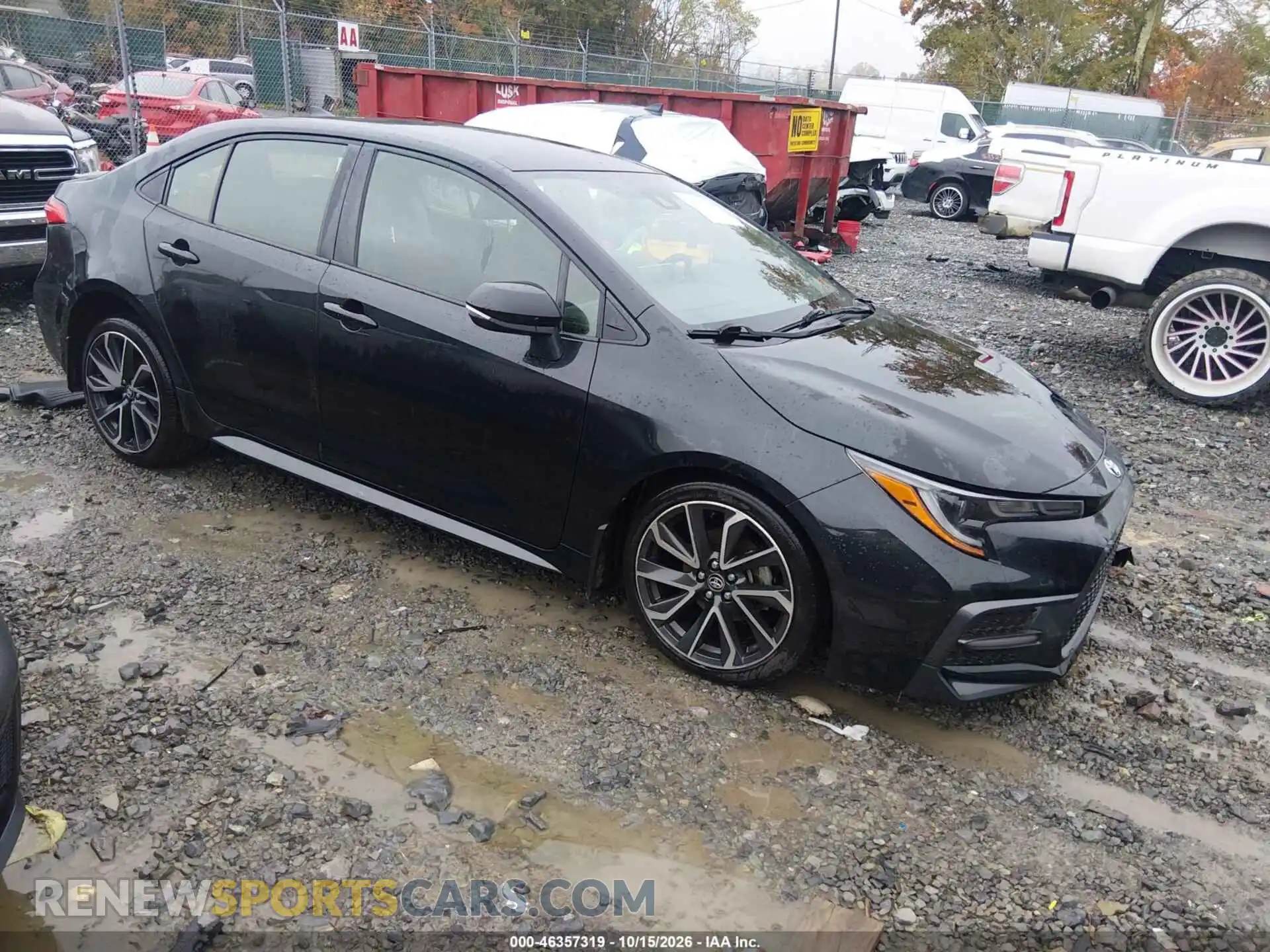 1 Photograph of a damaged car JTDS4MCE8NJ093864 TOYOTA COROLLA 2022
