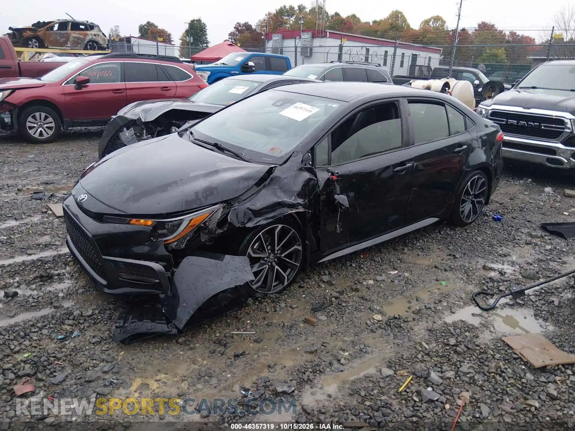 2 Photograph of a damaged car JTDS4MCE8NJ093864 TOYOTA COROLLA 2022