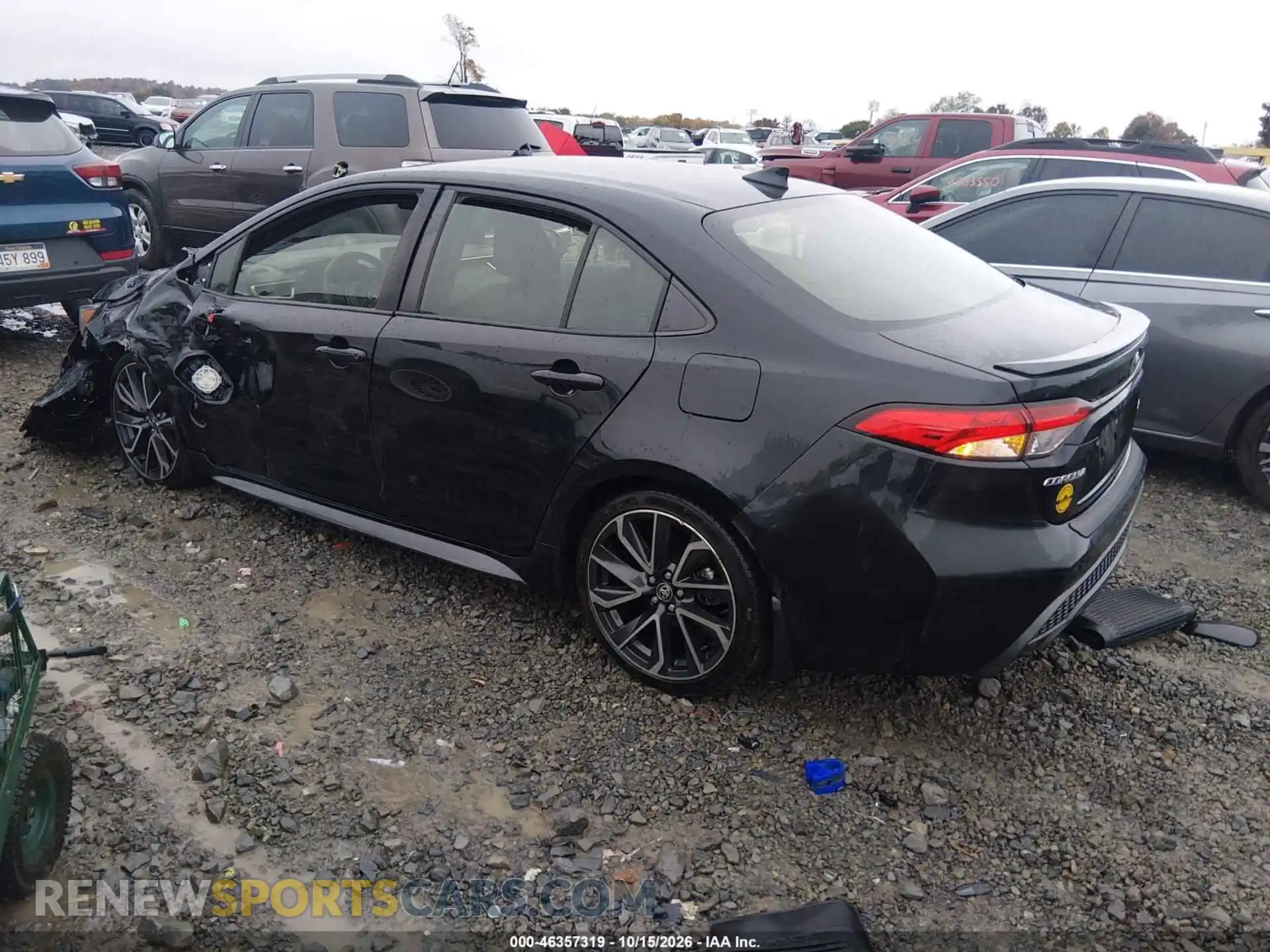 3 Photograph of a damaged car JTDS4MCE8NJ093864 TOYOTA COROLLA 2022