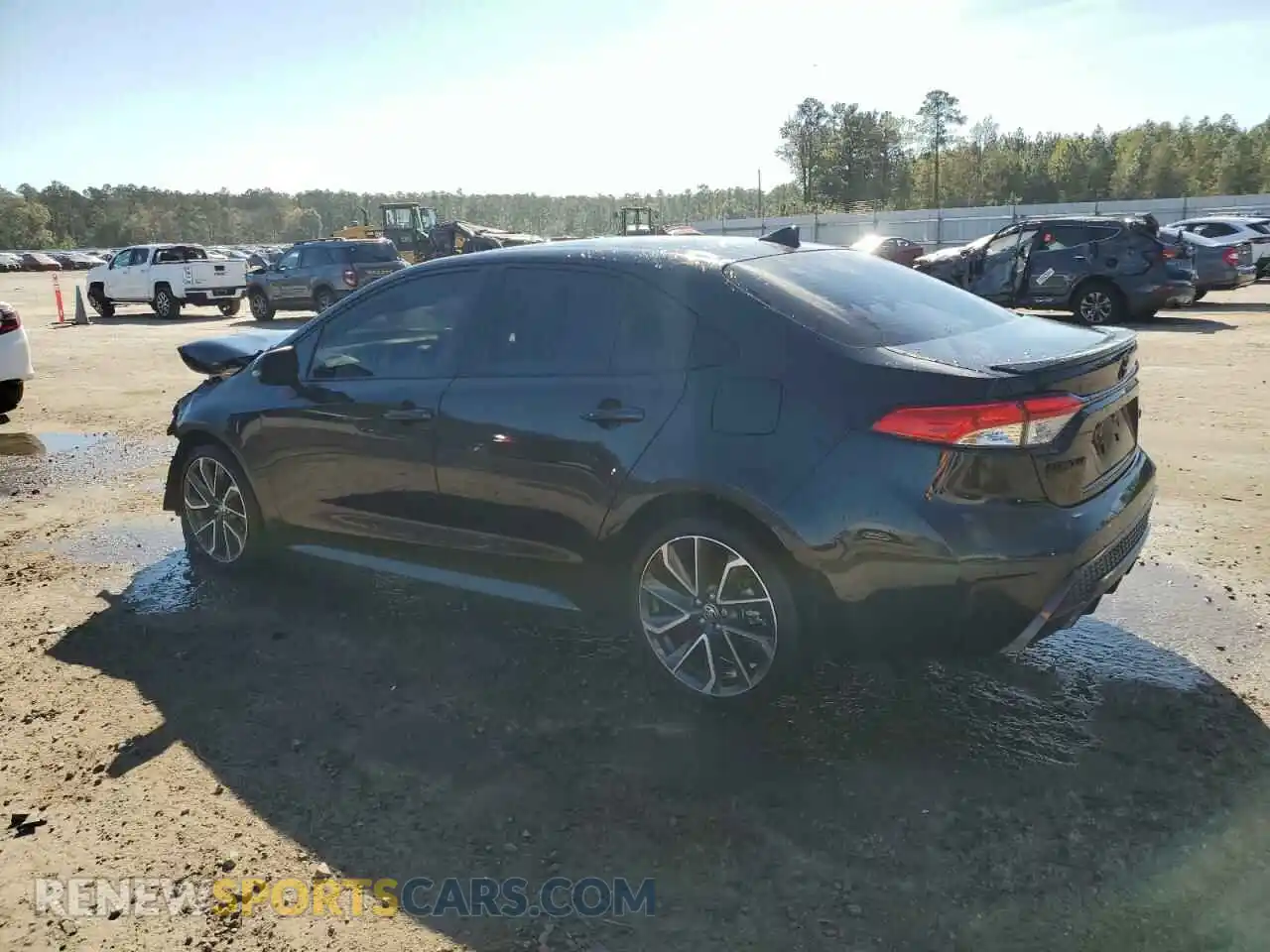 2 fotografías del automóvil dañado JTDS4MCE8NJ094366 TOYOTA COROLLA 2022