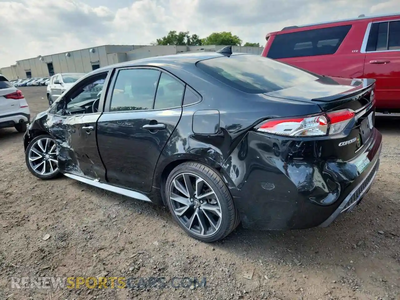 2 Photograph of a damaged car JTDS4MCE8NJ095498 TOYOTA COROLLA 2022