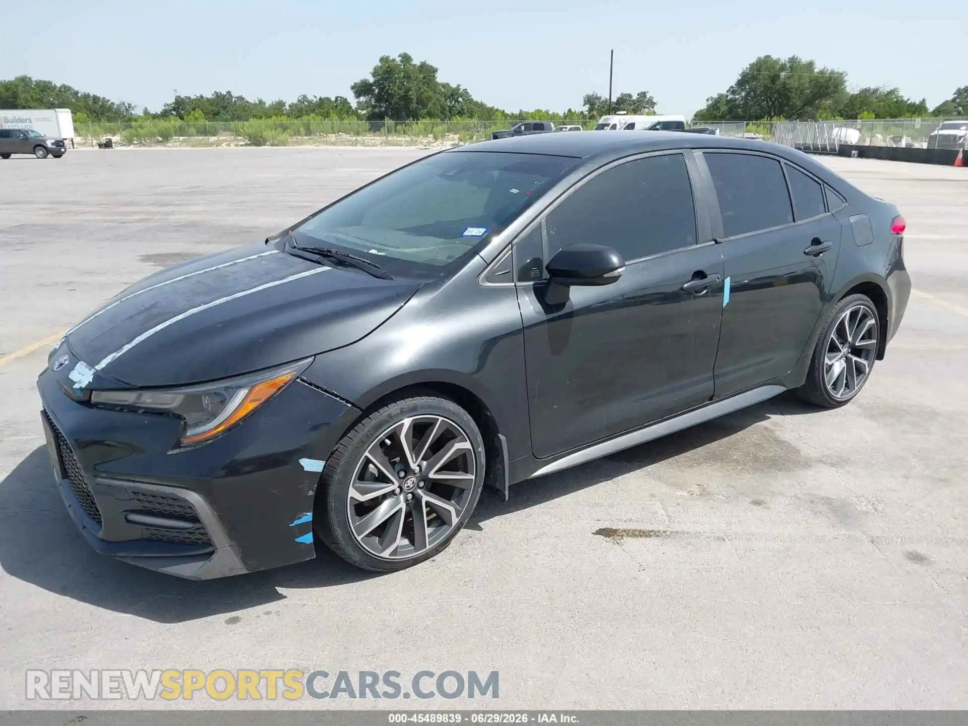 2 fotografías del automóvil dañado JTDS4MCE9NJ081299 TOYOTA COROLLA 2022