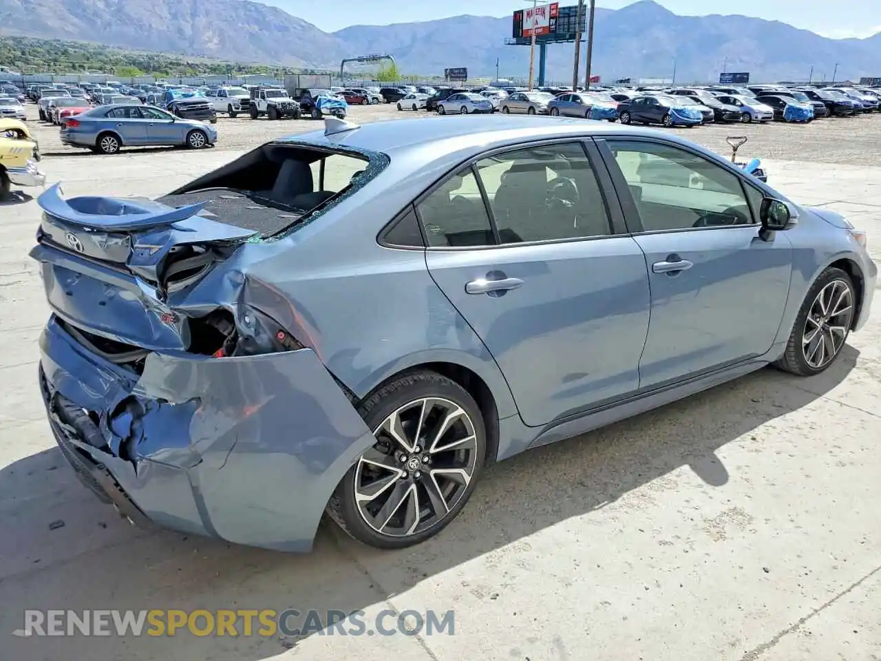 3 Photograph of a damaged car JTDS4MCE9NJ095977 TOYOTA COROLLA 2022