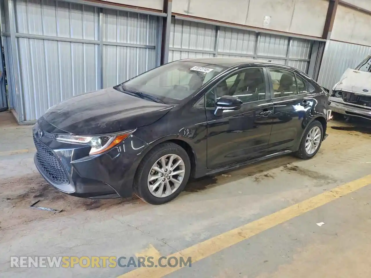 1 Photograph of a damaged car JTDVPMAE7NJ215444 TOYOTA COROLLA 2022