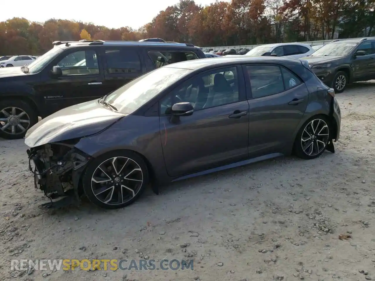 1 Photograph of a damaged car JTNA4MBE4N3184384 TOYOTA COROLLA 2022