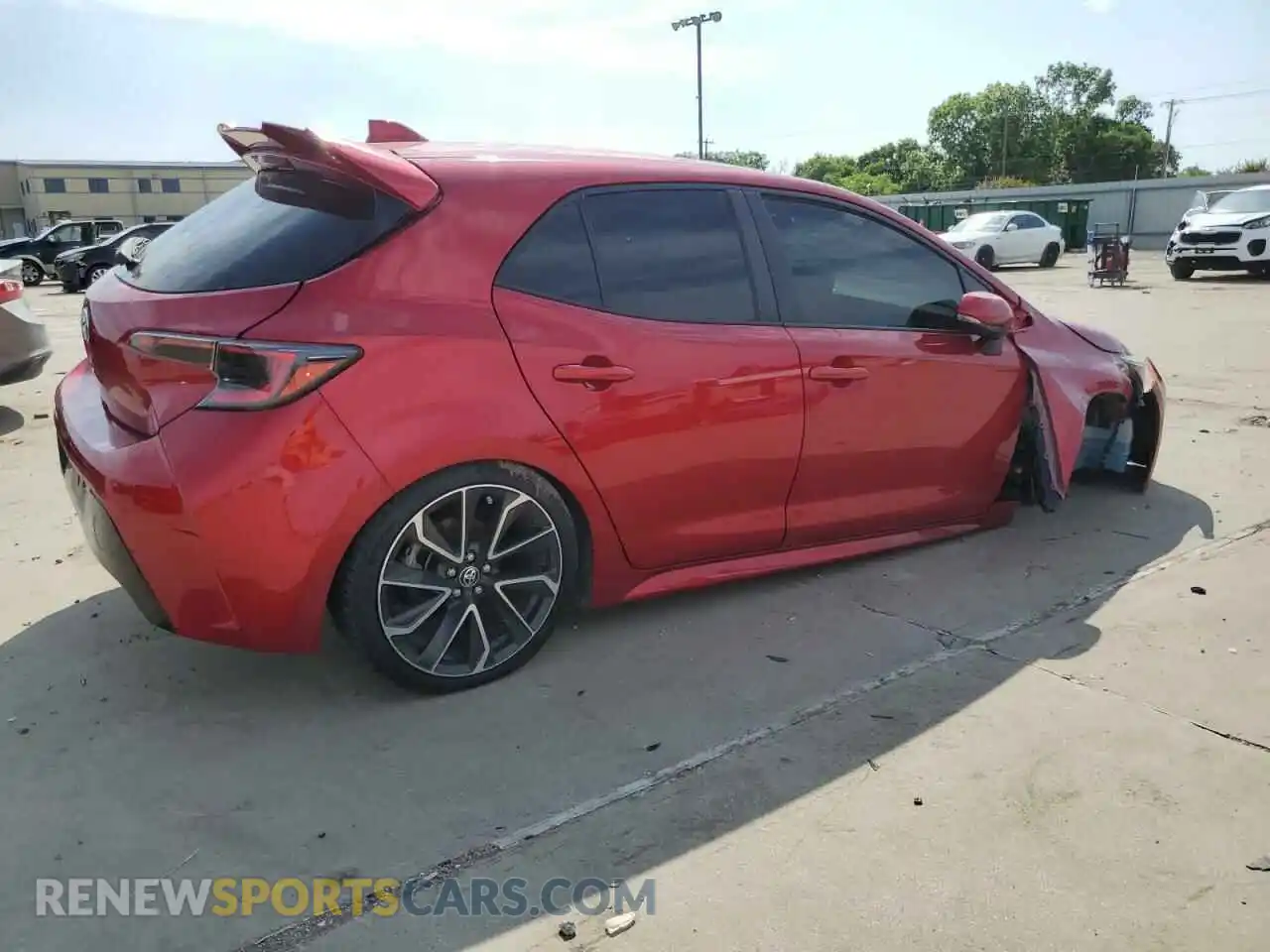 3 Photograph of a damaged car JTNC4MBEXN3182633 TOYOTA COROLLA 2022
