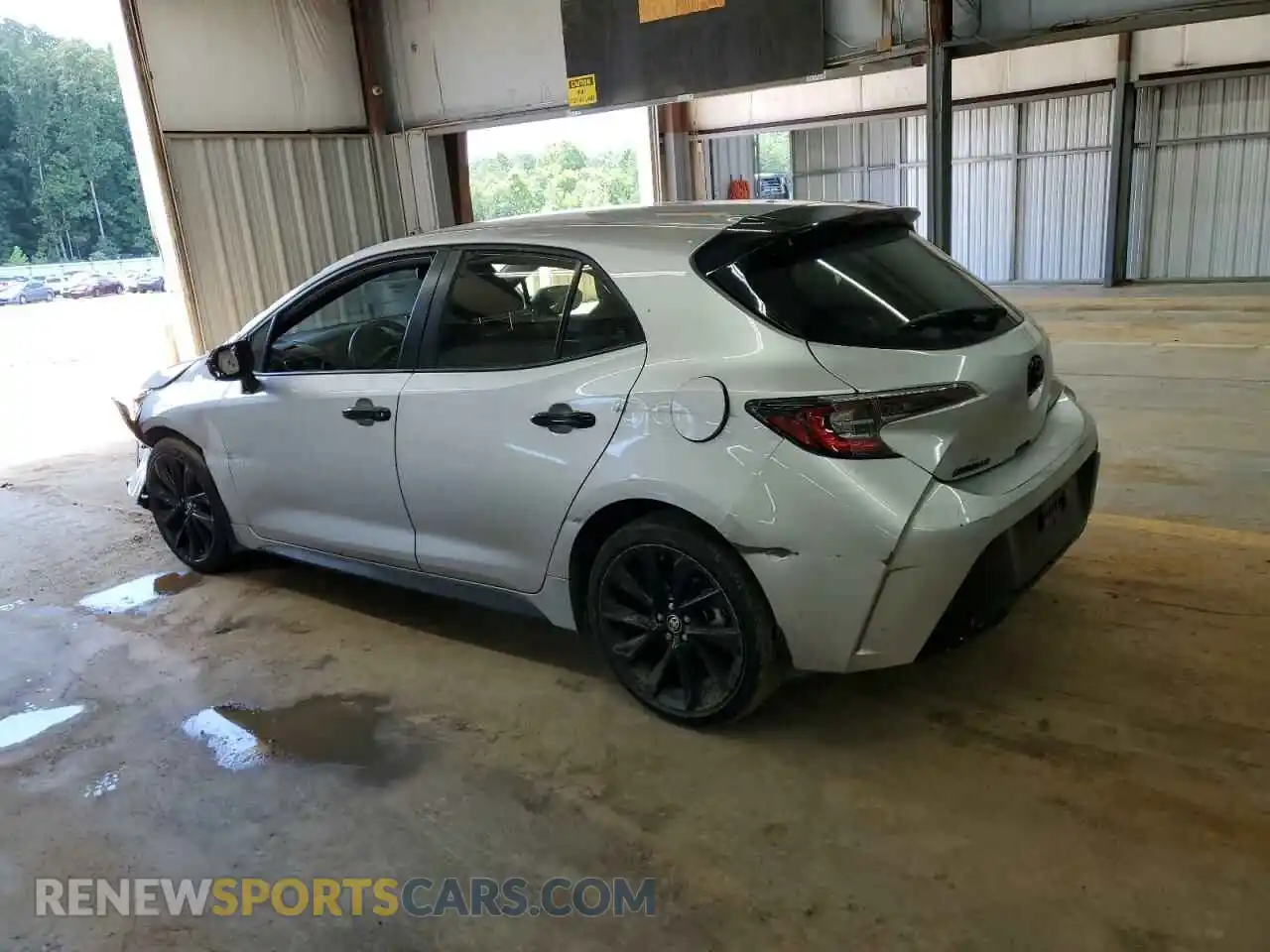 2 fotografías del automóvil dañado JTND4MBE4N3188612 TOYOTA COROLLA 2022