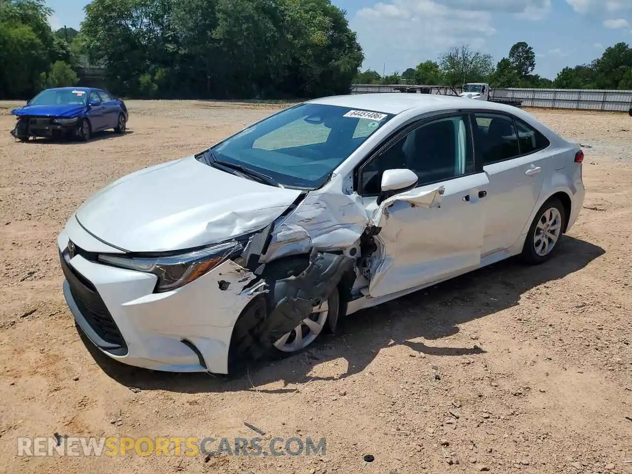 1 Photograph of a damaged car 5YFB4MDE3PP079092 TOYOTA COROLLA 2023