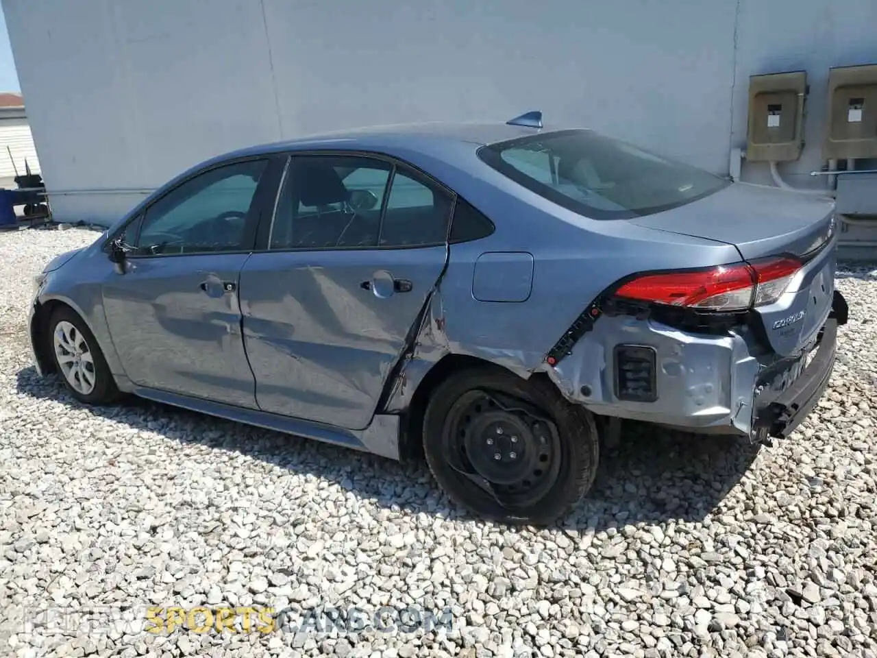 2 fotografías del automóvil dañado 5YFB4MDEXPP010559 TOYOTA COROLLA 2023