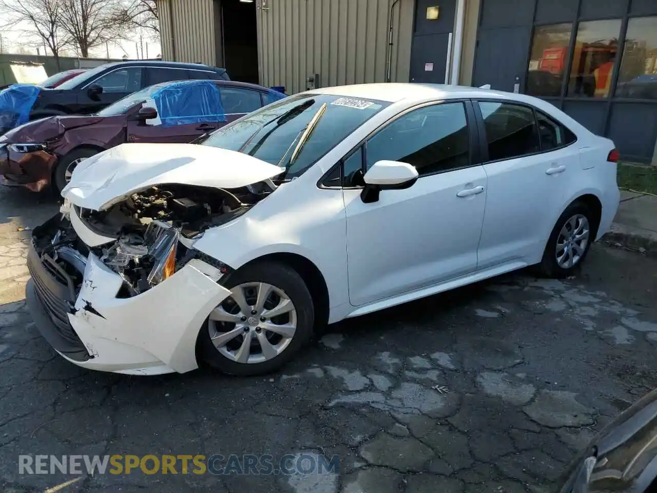 1 Photograph of a damaged car 5YFB4MDEXPP024347 TOYOTA COROLLA 2023