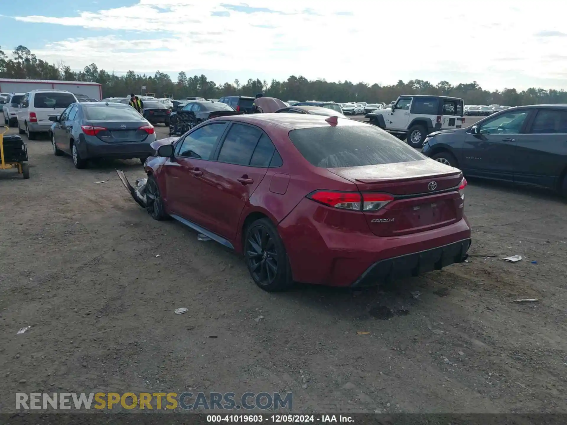 3 fotografías del automóvil dañado 5YFP4MCE2PP147941 TOYOTA COROLLA 2023
