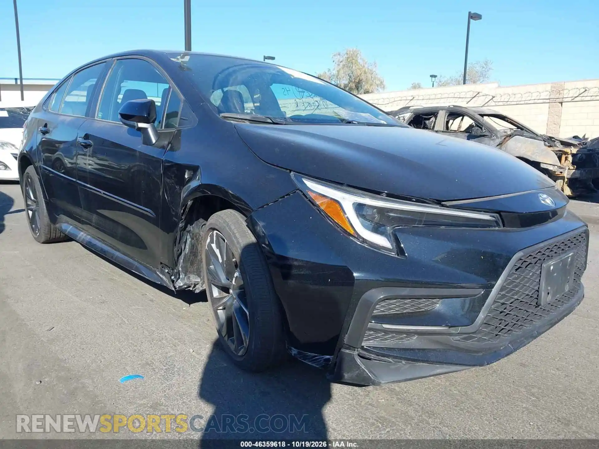 1 Photograph of a damaged car 5YFP4MCE4PP163431 TOYOTA COROLLA 2023