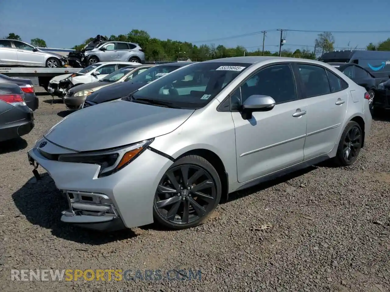 1 fotografías del automóvil dañado 5YFS4MCE0PP142974 TOYOTA COROLLA 2023