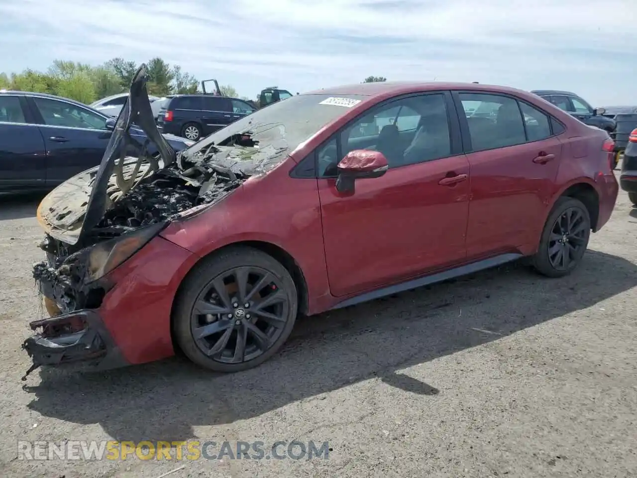 1 Photograph of a damaged car 5YFS4MCE0PP147169 TOYOTA COROLLA 2023