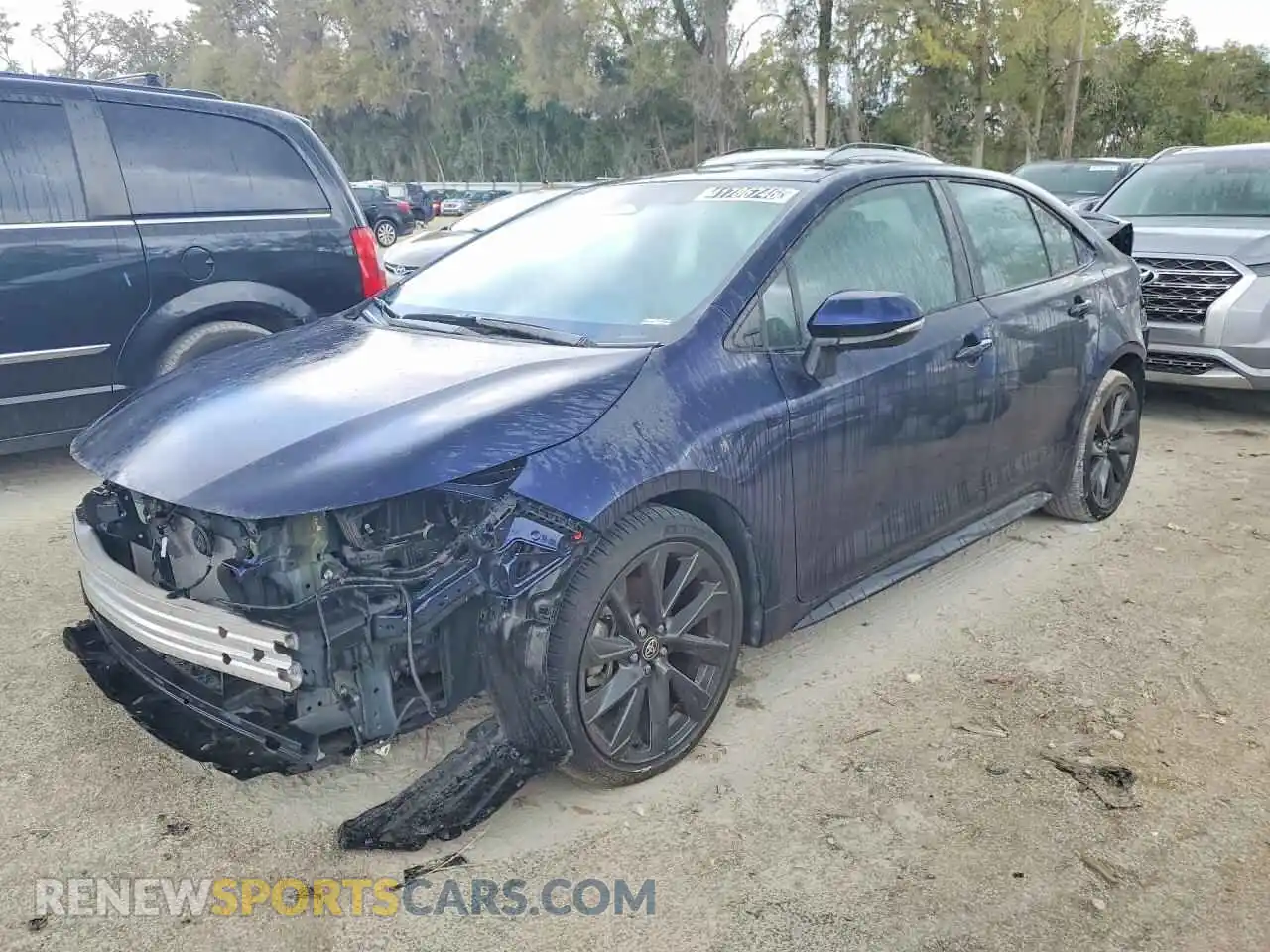 1 Photograph of a damaged car 5YFS4MCE1PP166930 TOYOTA COROLLA 2023