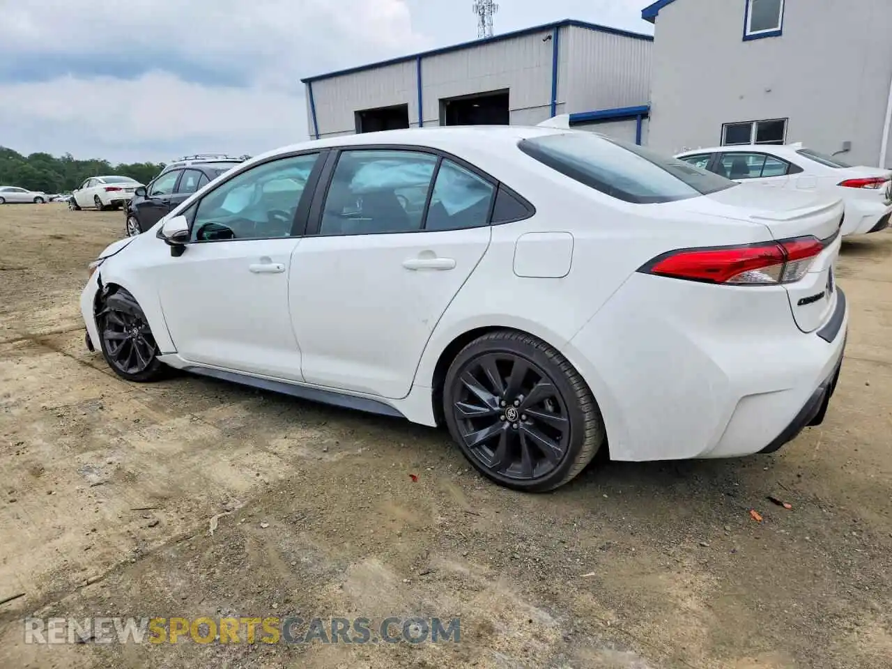 2 fotografías del automóvil dañado 5YFS4MCE2PP142667 TOYOTA COROLLA 2023