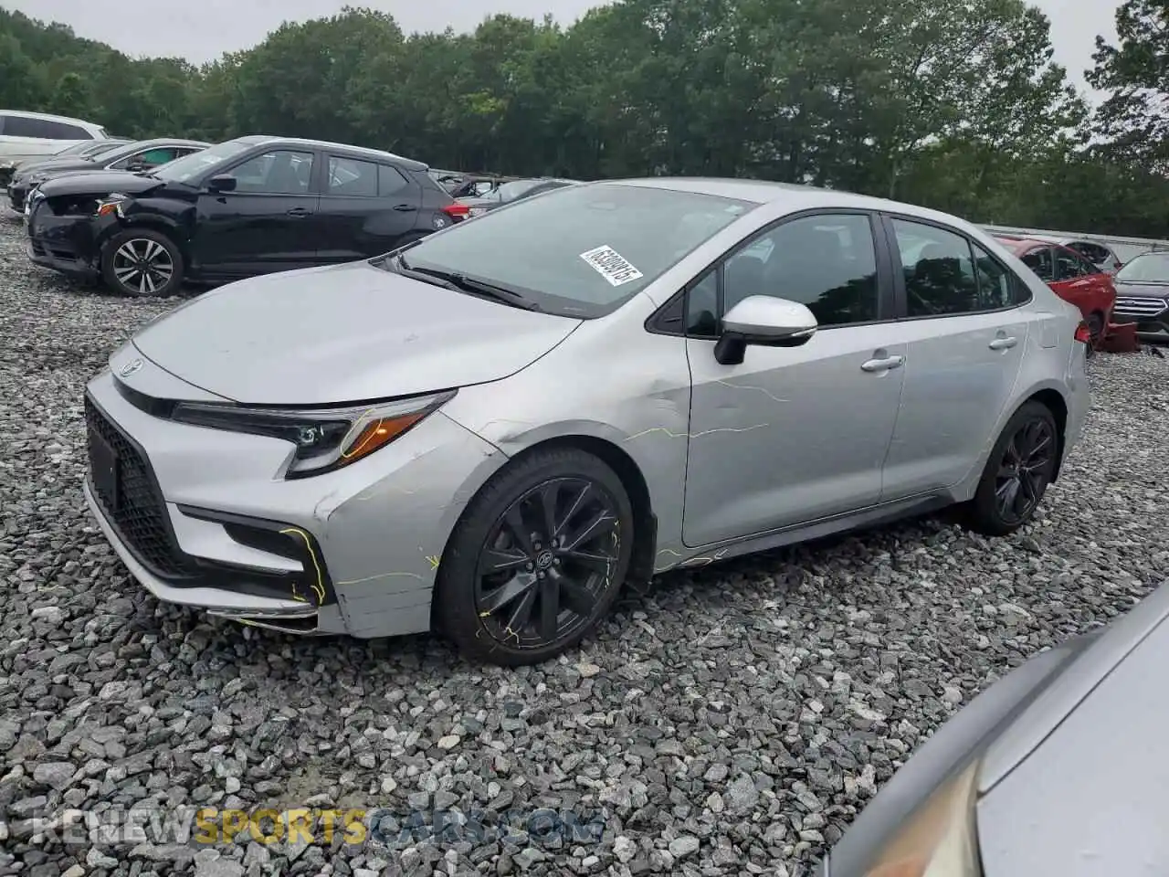 1 Photograph of a damaged car 5YFS4MCE2PP150445 TOYOTA COROLLA 2023