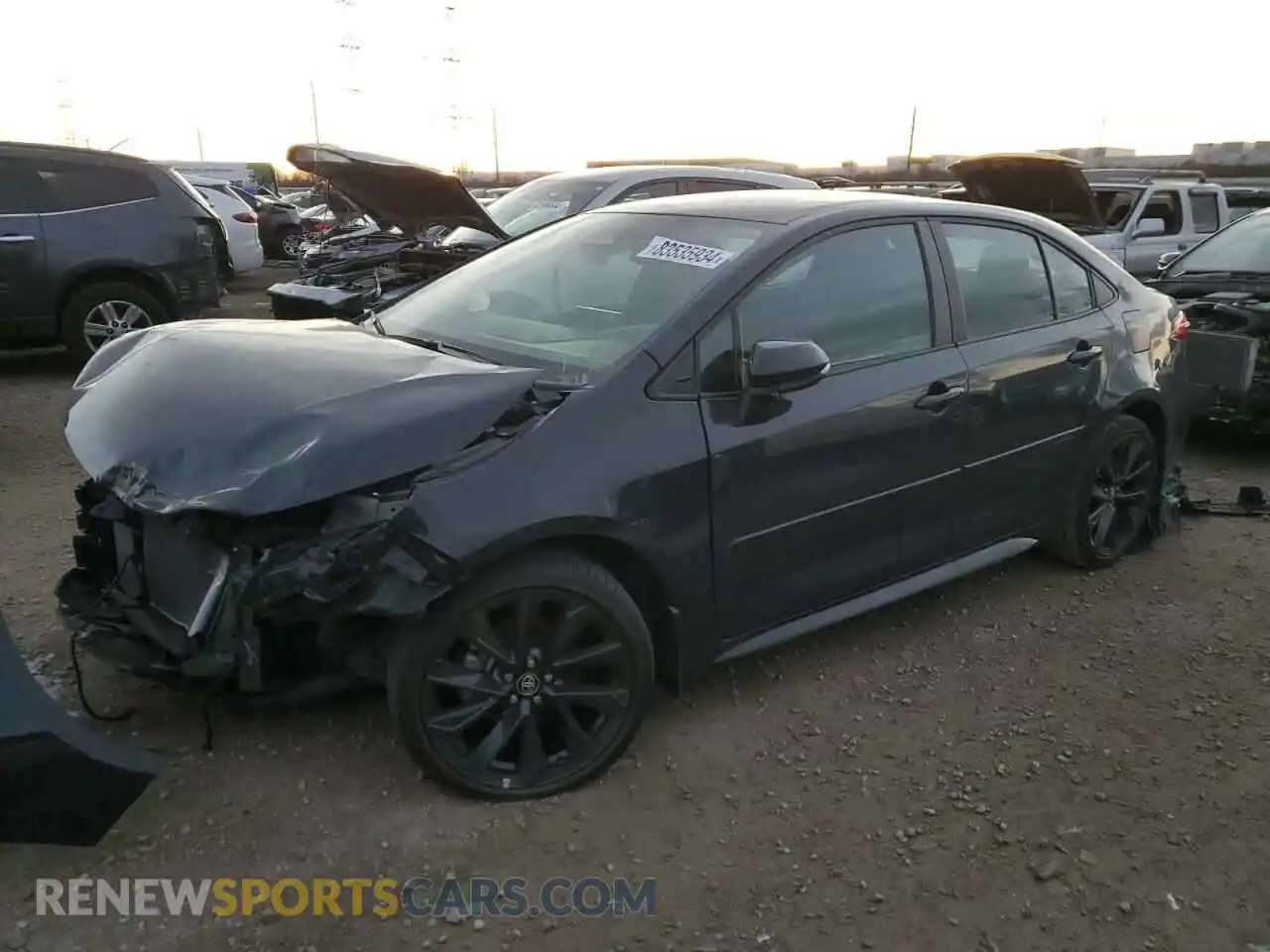 1 Photograph of a damaged car 5YFS4MCE2PP159341 TOYOTA COROLLA 2023