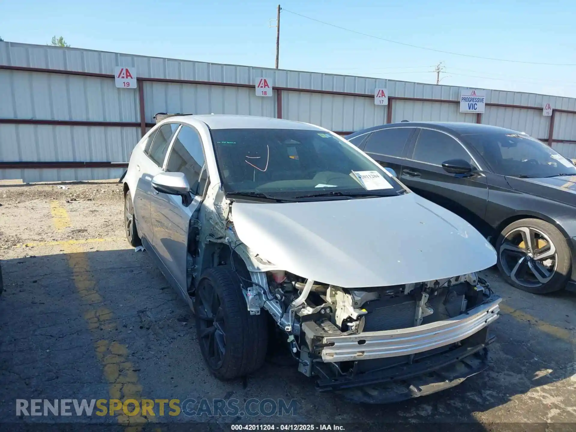 1 Photograph of a damaged car 5YFS4MCE2PP165964 TOYOTA COROLLA 2023