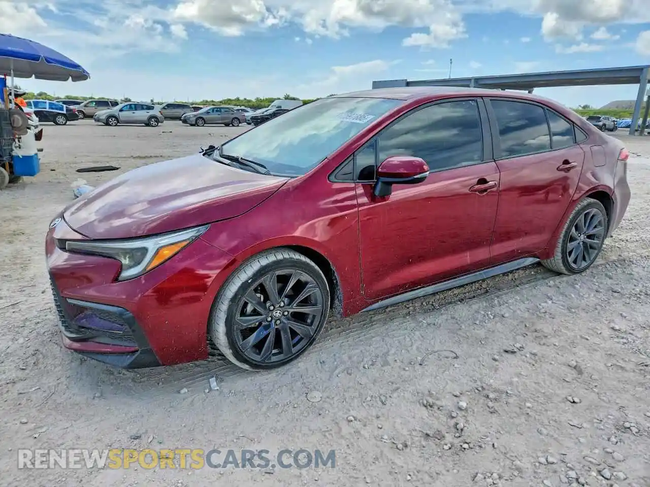 1 fotografías del automóvil dañado 5YFS4MCE3PP163205 TOYOTA COROLLA 2023