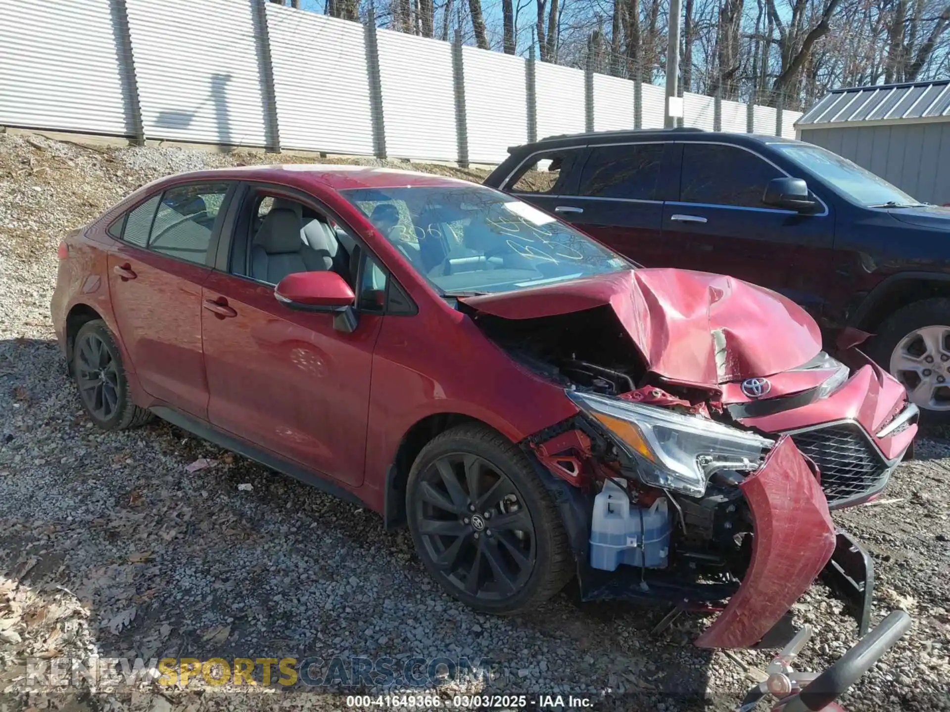 1 Photograph of a damaged car 5YFS4MCE4PP143061 TOYOTA COROLLA 2023