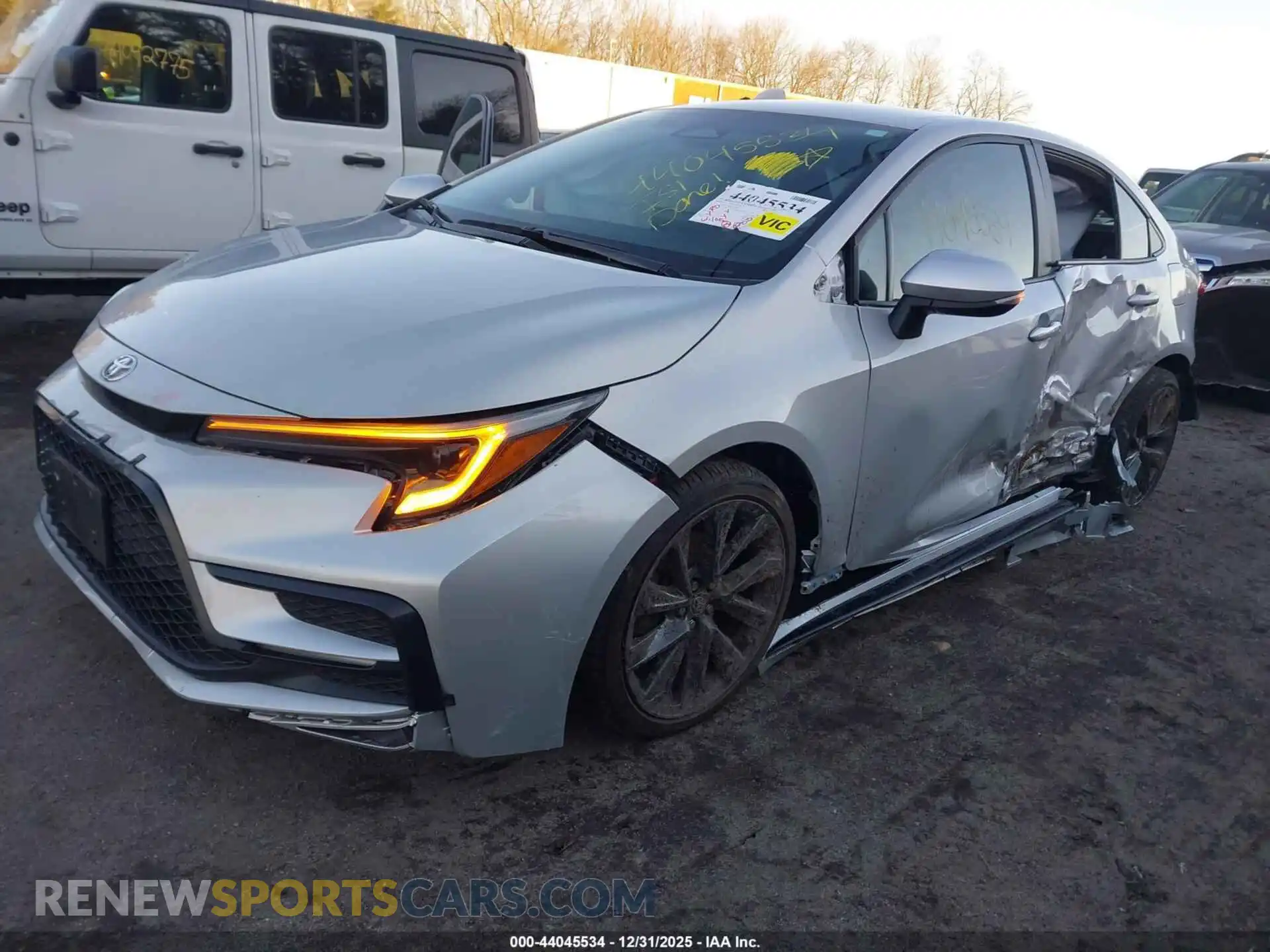 2 Photograph of a damaged car 5YFS4MCE4PP152021 TOYOTA COROLLA 2023