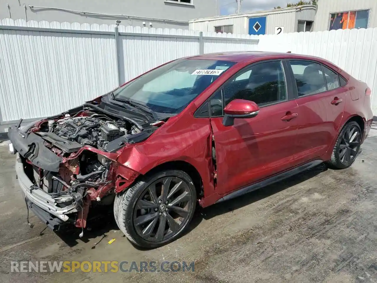 1 Photograph of a damaged car 5YFS4MCE5PP149872 TOYOTA COROLLA 2023